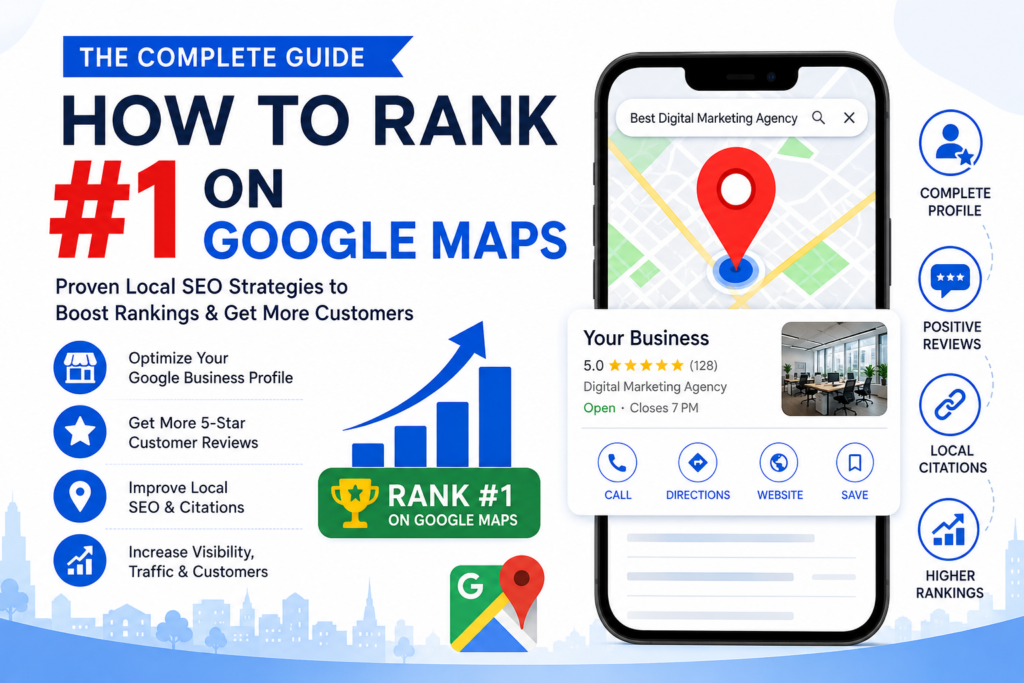 How to Rank #1 on Google Maps using Local SEO strategies and Google Business Profile optimization
